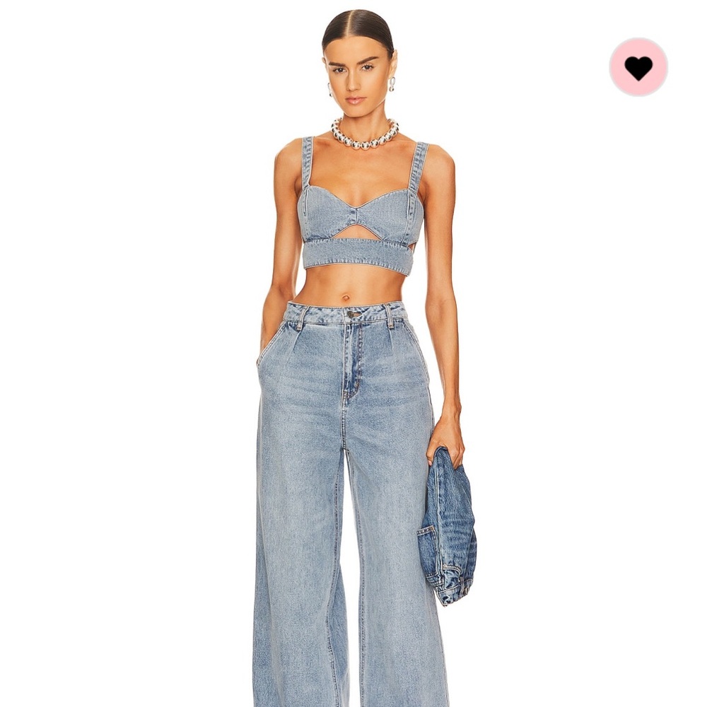 AFRM Denim Two Piece